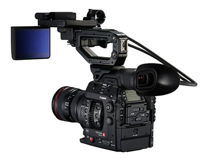 caméra Canon C300 Mark II avec objectif